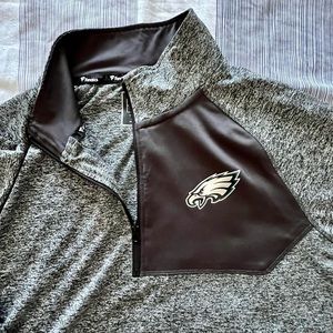 Philadelphia Eagles Quarter Zip Shirt (XL)